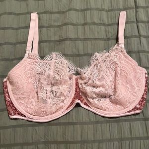 Lace Sequin Bra